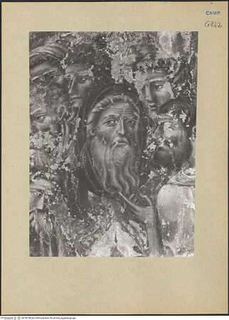 Vorderseite von ICCD [https://www.deutsche-digitale-bibliothek.de/content/lizenzen/rv-ez/] Szenen aus der Legende der heiligen Maria MagdalenaAuferweckung des Lazarus - Detail, bh195158_recto. Foto.