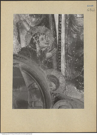 Vorderseite von ICCD [https://www.deutsche-digitale-bibliothek.de/content/lizenzen/rv-ez/] Szenen aus der Legende der heiligen Maria MagdalenaAuferweckung des Lazarus - Detail: Maria Magdalena, bh195160_recto. Foto.