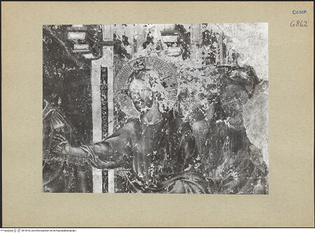 Vorderseite von ICCD [https://www.deutsche-digitale-bibliothek.de/content/lizenzen/rv-ez/] Szenen aus der Legende der heiligen Maria MagdalenaAuferweckung des Lazarus - Detail: Christus, bh195162_recto. Foto.