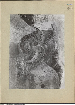 Vorderseite von ICCD [https://www.deutsche-digitale-bibliothek.de/content/lizenzen/rv-ez/] Szenen aus der Legende der heiligen Maria MagdalenaKommunion der heiligen Magdalena - Detail: Engel, bh195167_recto. Foto.