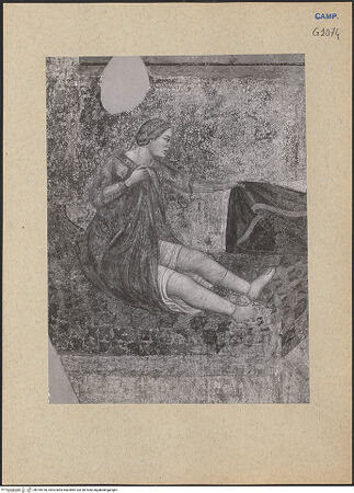 Vorderseite von Gabinetto Fotografico Nazionale [https://www.deutsche-digitale-bibliothek.de/content/lizenzen/rv-ez/] Geschichten von Joseph, Moses und SamsonJoseph und Potiphars Frau - Detail, Potiphars Frau, bh195190_recto. Foto.