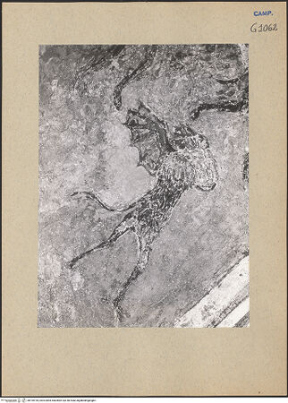 Vorderseite von ICCD [https://www.deutsche-digitale-bibliothek.de/content/lizenzen/rv-ez/] Die sieben Sakramente und der Triumph der KircheSakrament der Beichte - Detail: fliegender Teufel (während der Restaurierung), bh195195_recto. Foto.