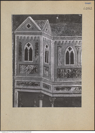 Vorderseite von ICCD [https://www.deutsche-digitale-bibliothek.de/content/lizenzen/rv-ez/] Die sieben Sakramente und der Triumph der KircheSakrament der Beichte - Detail: Architektur (während der Restaurierung), bh195199_recto. Foto.