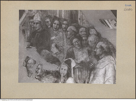 Vorderseite von Gabinetto Fotografico Nazionale [https://www.deutsche-digitale-bibliothek.de/content/lizenzen/rv-ez/] Geschichten von San LadislaoKrönung des Heiligen Ladislaus. Schlacht gegen den Kumanen - Detail der Krönung des Heiligen Ladislaus, bh195233_recto. Foto.