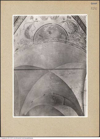 Vorderseite von Sopr. BAS NA [https://www.deutsche-digitale-bibliothek.de/content/lizenzen/rv-ez/] Landschaften und Grotesken - Galerie, Detail: Gewölbe, bh195791_recto. Foto.