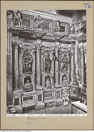 Vorderseite von Alinari [https://www.deutsche-digitale-bibliothek.de/content/lizenzen/rv-ez/] DuomoCappella di San GennaroHauptkapelle - Linke Wand, bh195895_recto. Foto.