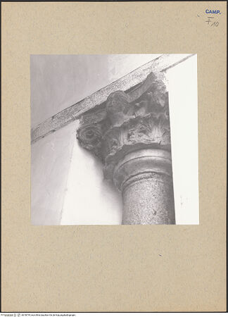 Vorderseite von Bibliotheca Hertziana [https://www.deutsche-digitale-bibliothek.de/content/lizenzen/rv-fz/] Seitenansicht, bh196795_recto. Foto: Lehmann-Brockhaus, Otto.