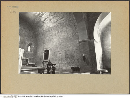 Vorderseite von Pace, Valentino [https://www.deutsche-digitale-bibliothek.de/content/lizenzen/rv-fz/] Abbazia delle Tre FontaneSanti Vincenzo ed Anastasio - Rechte Wand des Chores, bh199019_recto. Foto: Pace, Valentino.