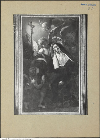 Vorderseite von ICCD [https://www.deutsche-digitale-bibliothek.de/content/lizenzen/rv-ez/] Die Heilige Rita in Extase - , bh199130_recto. Foto.