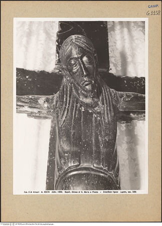 Vorderseite von Alinari [https://www.deutsche-digitale-bibliothek.de/content/lizenzen/rv-ez/] Kruzifix - Detail: Oberkörper, bh199289_recto. Foto.