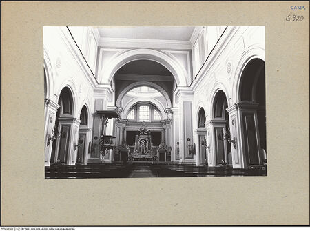 Vorderseite von Bösel, Richard [https://www.deutsche-digitale-bibliothek.de/content/lizenzen/rv-fz/] Santa Maria degli Angeli alle Croci - Blick in Richtung Chor, bh199861_recto. Foto: Bösel, Richard.