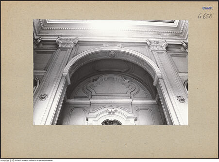 Vorderseite von Bösel, Richard [https://www.deutsche-digitale-bibliothek.de/content/lizenzen/rv-fz/] San Giorgio MaggioreDritte Kapelle links - Gewölbe, bh199902_recto. Foto: Bösel, Richard.