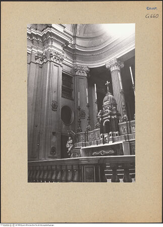 Vorderseite von Bösel, Richard [https://www.deutsche-digitale-bibliothek.de/content/lizenzen/rv-fz/] San Giorgio MaggioreApsis und Presbyterium - Presbyterium, Seitenansicht, bh199904_recto. Foto: Bösel, Richard.