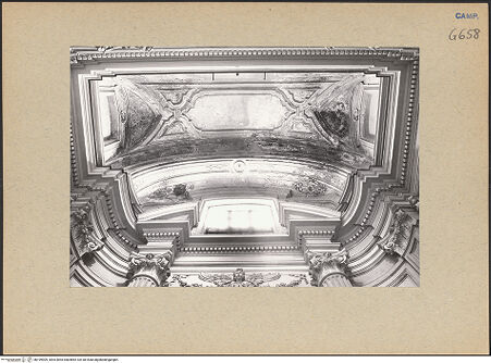 Vorderseite von Bösel, Richard [https://www.deutsche-digitale-bibliothek.de/content/lizenzen/rv-fz/] San Giorgio MaggioreZweite Kapelle links - Gewölbe, bh199909_recto. Foto: Bösel, Richard.