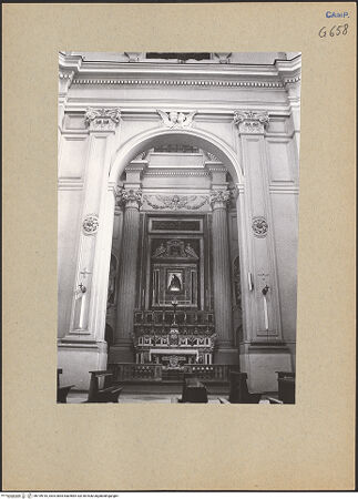 Vorderseite von Bösel, Richard [https://www.deutsche-digitale-bibliothek.de/content/lizenzen/rv-fz/] San Giorgio MaggioreZweite Kapelle links - Innenansicht, bh199916_recto. Foto: Bösel, Richard.