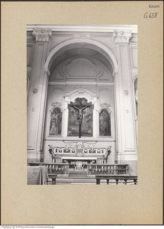 Vorderseite von Bösel, Richard [https://www.deutsche-digitale-bibliothek.de/content/lizenzen/rv-fz/] San Giorgio MaggioreDritte Kapelle links - Innenansicht, bh199918_recto. Foto: Bösel, Richard.