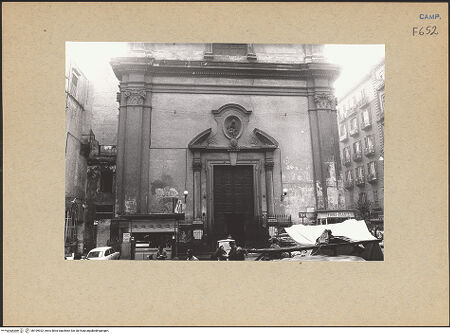 Vorderseite von Bösel, Richard [https://www.deutsche-digitale-bibliothek.de/content/lizenzen/rv-fz/] San Giorgio Maggiore - Fassade zur Piazza Crocelle ai Mannesi, unteres Teil, bh199922_recto. Foto: Bösel, Richard.