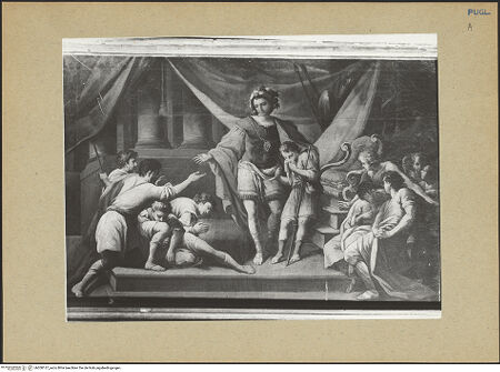 Vorderseite von Bösel, Richard [https://www.deutsche-digitale-bibliothek.de/content/lizenzen/rv-fz/] San Michele Arcangelo - Westfassade, bh200157_recto. Foto: Bösel, Richard.