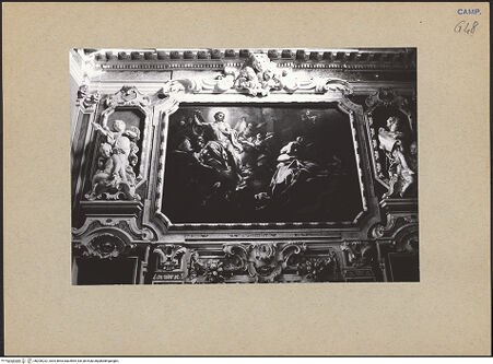 Vorderseite von Bösel, Richard [https://www.deutsche-digitale-bibliothek.de/content/lizenzen/rv-fz/] Wanddekoration der Cappella di San Martino - Linke Wand, bh200232_recto. Foto: Bösel, Richard.