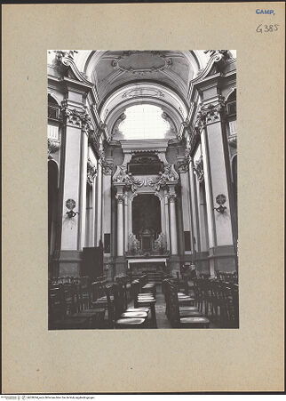 Vorderseite von Bösel, Richard [https://www.deutsche-digitale-bibliothek.de/content/lizenzen/rv-fz/] Santa Maria della Concezione a Montecalvario - Linker Querhausarm, bh200294_recto. Foto: Bösel, Richard.