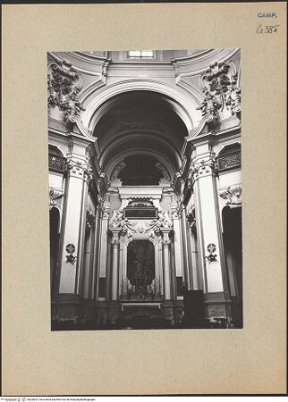 Vorderseite von Bösel, Richard [https://www.deutsche-digitale-bibliothek.de/content/lizenzen/rv-fz/] Santa Maria della Concezione a Montecalvario - Rechter Querhausarm, bh200297_recto. Foto: Bösel, Richard.