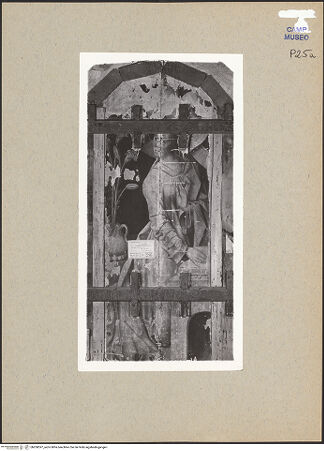 Vorderseite von Sopr. BAS NA [https://www.deutsche-digitale-bibliothek.de/content/lizenzen/rv-ez/] Die Anbetung durch die Heiligen Drei Könige; VerkündigungDie Anbetung durch die Heiligen Drei Könige; verso: Verkündigung (Maria) - Rückseite, Maria (während der Restaurierung), bh200597_recto. Foto.