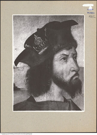 Vorderseite von Sopr. BAS NA [https://www.deutsche-digitale-bibliothek.de/content/lizenzen/rv-ez/] Die Anbetung durch die Heiligen Drei Könige; VerkündigungDie Anbetung durch die Heiligen Drei Könige; verso: Verkündigung (Engel) - Detail, bh200599_recto. Foto.