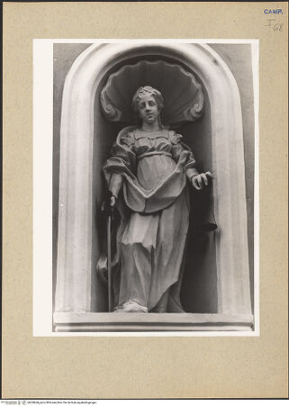 Vorderseite von Hutzel, Max [https://www.deutsche-digitale-bibliothek.de/content/lizenzen/rv-ez/] Iustitia - , bh200668_recto. Foto: Hutzel, Max.