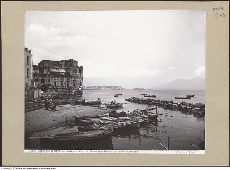 Vorderseite von Alinari [https://www.deutsche-digitale-bibliothek.de/content/lizenzen/rv-ez/] Palazzo Donn'Anna - Ansicht, bh200880_recto. Foto.