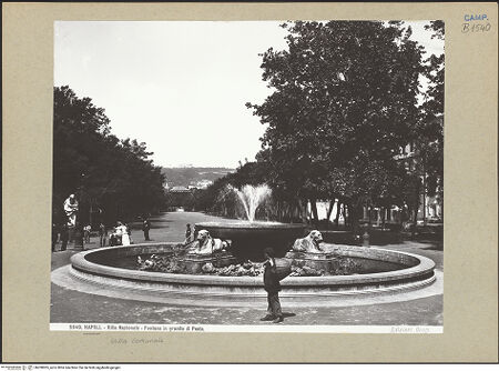Vorderseite von Alinari [https://www.deutsche-digitale-bibliothek.de/content/lizenzen/rv-ez/] Fontana dei Leoni - Gesamtansicht, bh200905_recto. Foto.