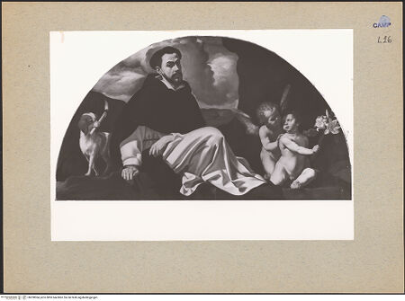 Vorderseite von Sopr. BAS NA [https://www.deutsche-digitale-bibliothek.de/content/lizenzen/rv-ez/] Die Heiligen GründerHeiliger Dominkus - Gesamtansicht, bh200964_recto. Foto.