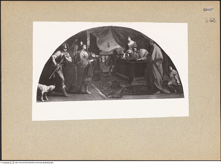 Vorderseite von Sopr. BAS NA [https://www.deutsche-digitale-bibliothek.de/content/lizenzen/rv-ez/] Salome überreicht das Haupt Johannes' des Täufers ihrer Mutter - Gesamtansicht, bh201188_recto. Foto.