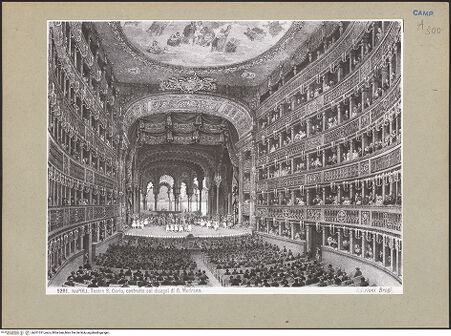 Vorderseite von Alinari [https://www.deutsche-digitale-bibliothek.de/content/lizenzen/rv-fz/] Neapel, Teatro di San Carlo, Innenansicht - Gesamtansicht, bh201321_recto. Foto.