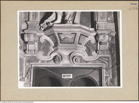 Vorderseite von Sopr. BAS NA [https://www.deutsche-digitale-bibliothek.de/content/lizenzen/rv-ez/] Ausstattung der Kapelle der ImmaculataKönig David - Detail der Nische, bh201647_recto. Foto.