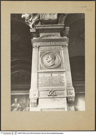 Vorderseite von Sopr.Mon.Laz. [https://www.deutsche-digitale-bibliothek.de/content/lizenzen/rv-ez/] Grabmal des G. Girometti (+1851) - , bh201695_recto. Foto.