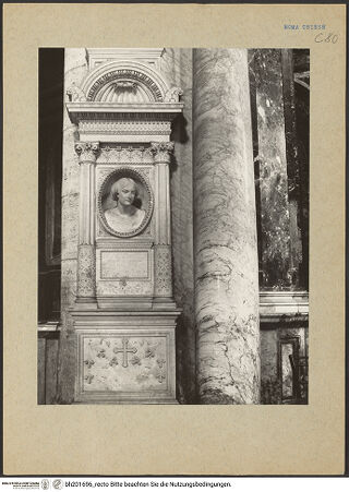 Vorderseite von Sopr. Mon. Laz. [https://www.deutsche-digitale-bibliothek.de/content/lizenzen/rv-ez/] Grabmal der Adèle Elise Anastase Jullien (+1860) - , bh201696_recto. Foto.