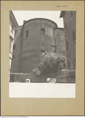 Vorderseite von Sopr.Mon.Laz. [https://www.deutsche-digitale-bibliothek.de/content/lizenzen/rv-ez/] Santi Quattro Coronati - Apsis, bh201735_recto. Foto.