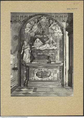 Vorderseite von Sopr. Mon. Laz. [https://www.deutsche-digitale-bibliothek.de/content/lizenzen/rv-ez/] Kenotaph des Kardinals Francesco Cennini de' Salamandri - , bh201863_recto. Foto.