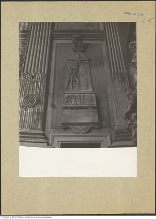 Vorderseite von Sopr. Mon. Laz. [https://www.deutsche-digitale-bibliothek.de/content/lizenzen/rv-ez/] Kenotaph für Virginia Rasponi Mangelli - , bh201864_recto. Foto.