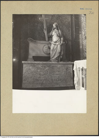 Vorderseite von Sopr. Mon. Laz. [https://www.deutsche-digitale-bibliothek.de/content/lizenzen/rv-ez/] Grabmal der Brüder Ercole und Andrea Consalvi - , bh201868_recto. Foto.