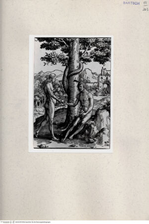 Vorderseite von  [http://creativecommons.org/publicdomain/mark/1.0/] Adam und Eva - , bh202290. Foto.