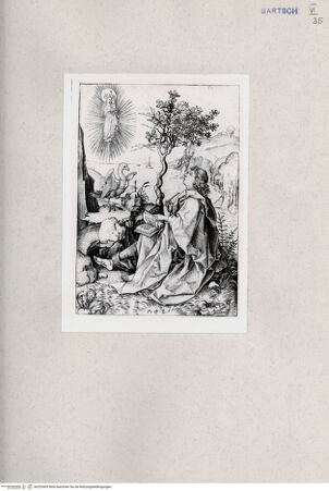 Vorderseite von  [http://creativecommons.org/publicdomain/mark/1.0/] Johannes auf Patmos ("Patmosbilde") - , bh202405. Foto.