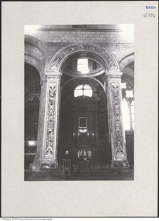 Vorderseite von Bösel, Richard [https://www.deutsche-digitale-bibliothek.de/content/lizenzen/rv-fz/] San Lorenzo MaggioreDritte Südkapelle - Gesamtansicht, bh202707_recto. Foto: Bösel, Richard.