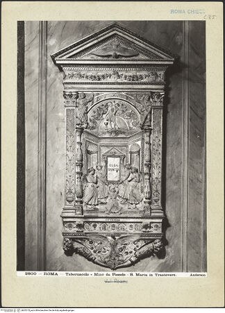 Vorderseite von Alinari [https://www.deutsche-digitale-bibliothek.de/content/lizenzen/rv-ez/] Sakramentstabernakel - , bh202773_recto. Foto.