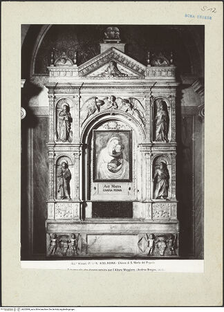 Vorderseite von Alinari [https://www.deutsche-digitale-bibliothek.de/content/lizenzen/rv-ez/] Ehemaliger Hochaltar - Gesamtansicht, bh202899_recto. Foto.