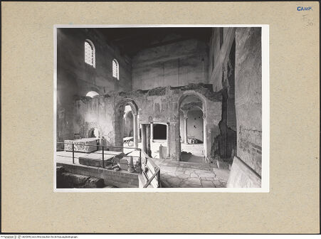 Vorderseite von Courtauld Institute of Art [https://www.deutsche-digitale-bibliothek.de/content/lizenzen/rv-ez/] San Felice in Pincis - Blick von Südwesten, bh202992_recto. Foto.