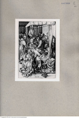 Vorderseite von Warburg Institute [http://creativecommons.org/publicdomain/mark/1.0/] Tod Mariae - , bh203113. Foto.