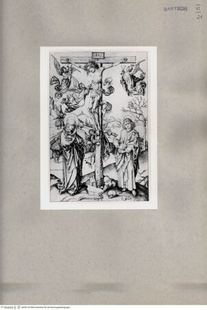 Vorderseite von Warburg Institute [http://creativecommons.org/publicdomain/mark/1.0/] Kalvarienberg mit vier Engeln - , bh203124. Foto.