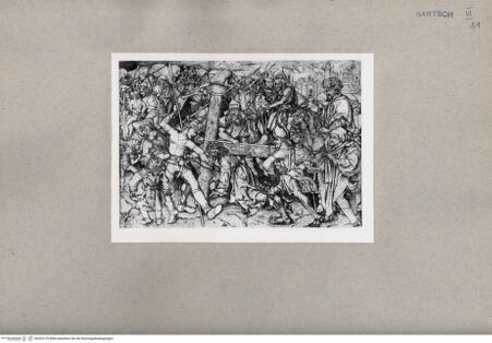 Vorderseite von  [http://creativecommons.org/publicdomain/mark/1.0/] Große Kreuztragung - , bh203129. Foto.