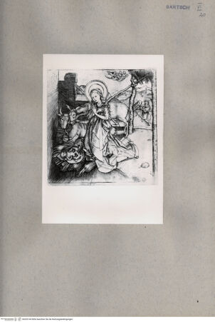 Vorderseite von Warburg Institute [http://creativecommons.org/publicdomain/mark/1.0/] Geburt Christi (spiegelverkehrt?) - , bh203149. Foto.